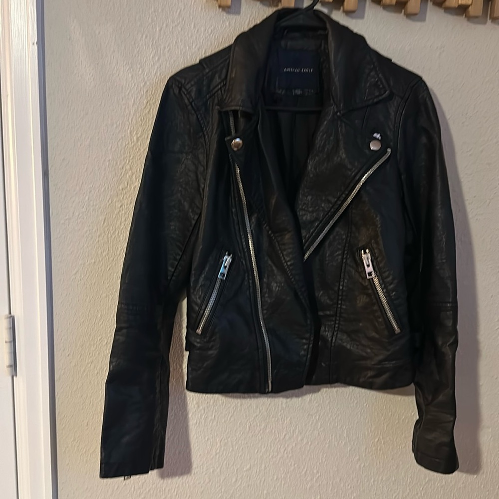 American Eagle leather jacket